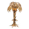 Table Lamp Hollywood Palm vintage brass finish