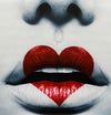 Beloved Lips - Vierkant kunst op plexiglas